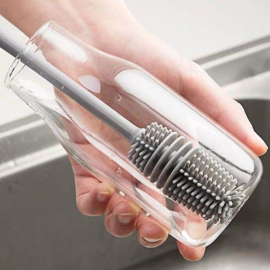 silicone bottle cleaning brush