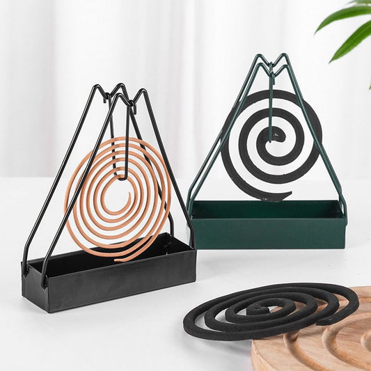Triangular Mosquito Coil Holder, Spiral Mosquito Coil Holder Insect Repellent Incense Rack