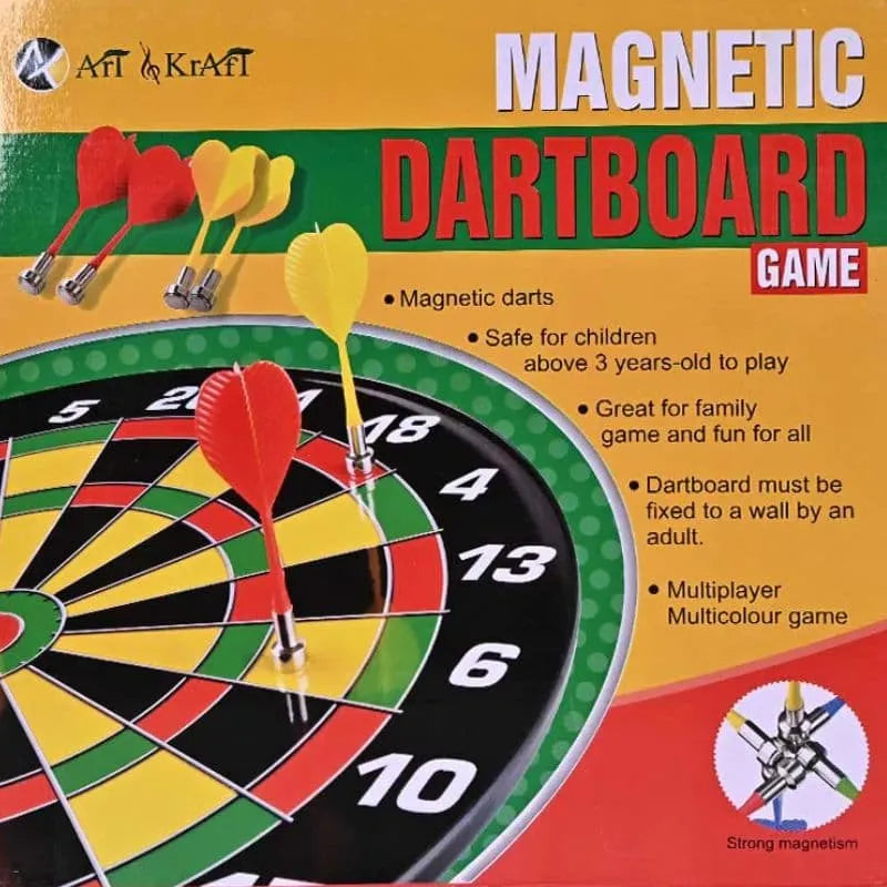 Magnetic Dart Board Game Best for Kids, Teens & Family Dartboard Game Set High Quality Magnet Board